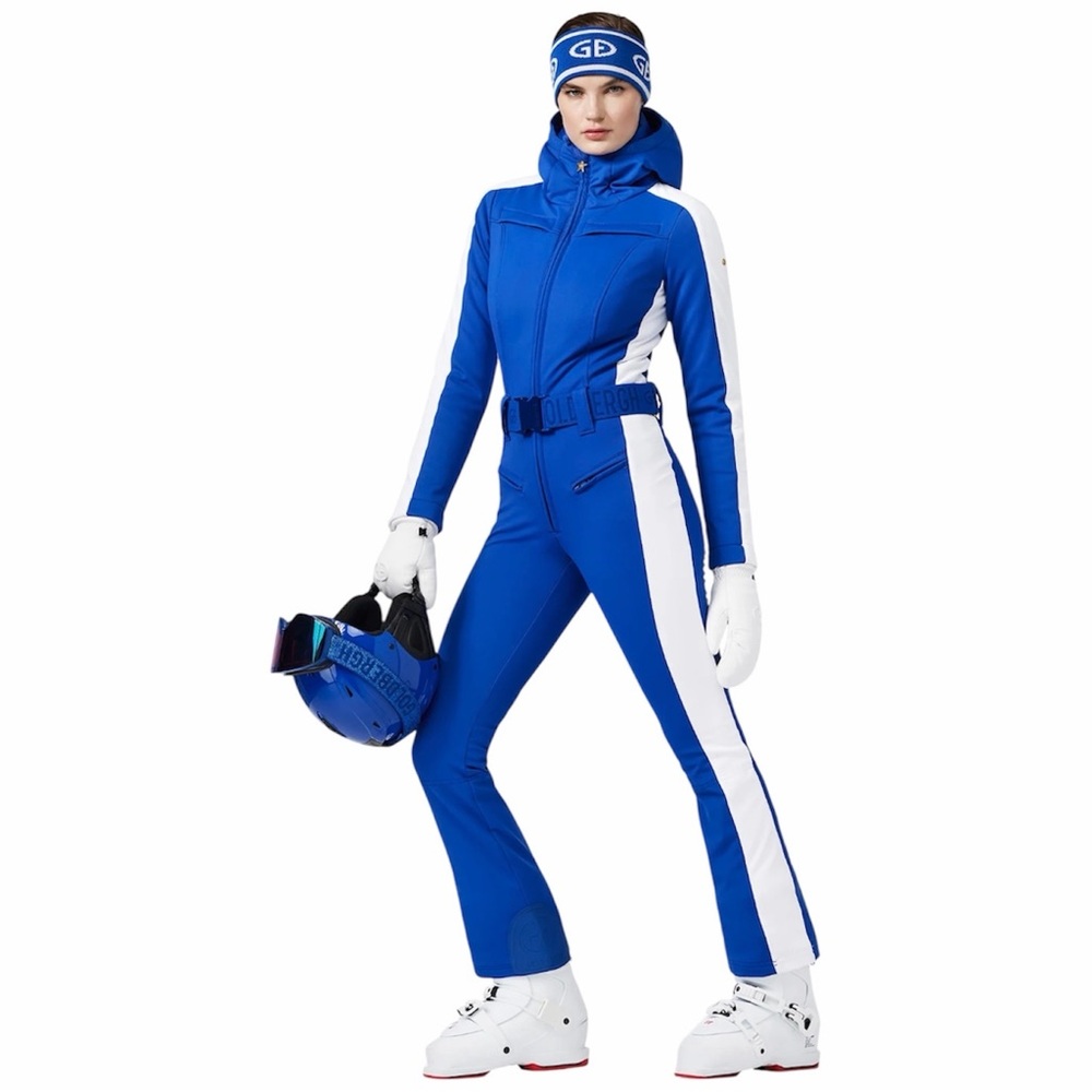 Goldbergh Coureur Blue and White Ski Suit new without tags